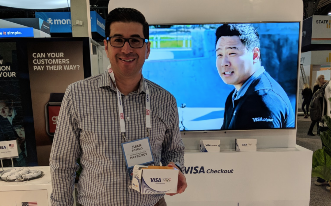 Payscout Demos VR Donations with Visa at Shoptalk
