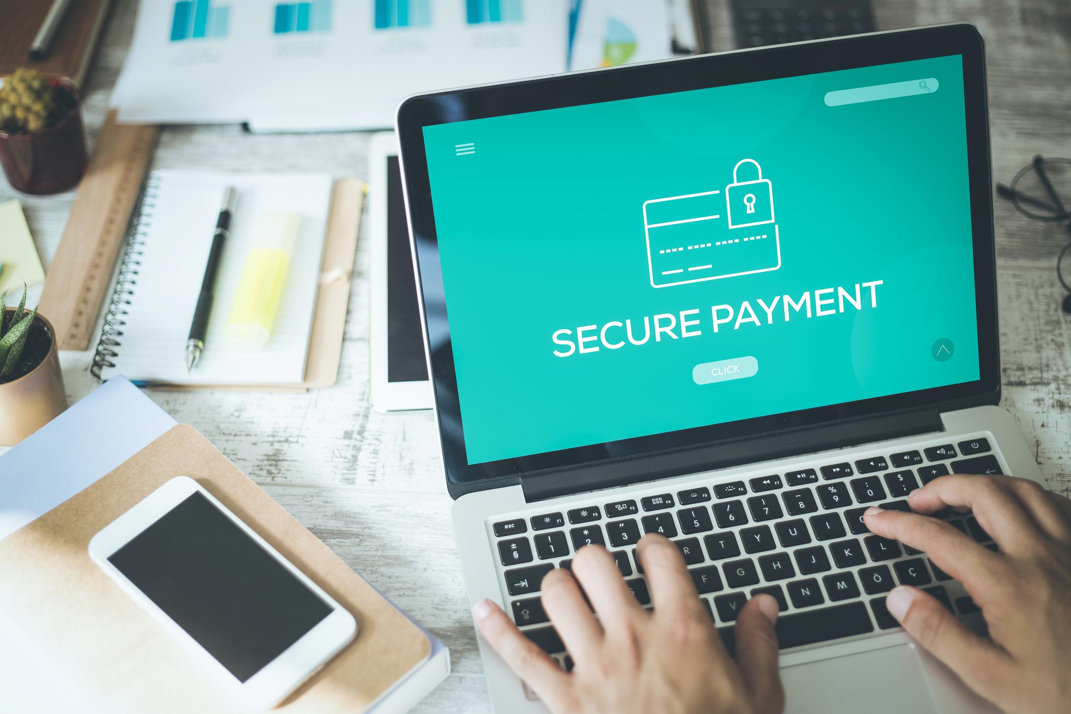 Merchant-Ecommerce-Secured-payment-photo-left-side--middle-iStock-874379488